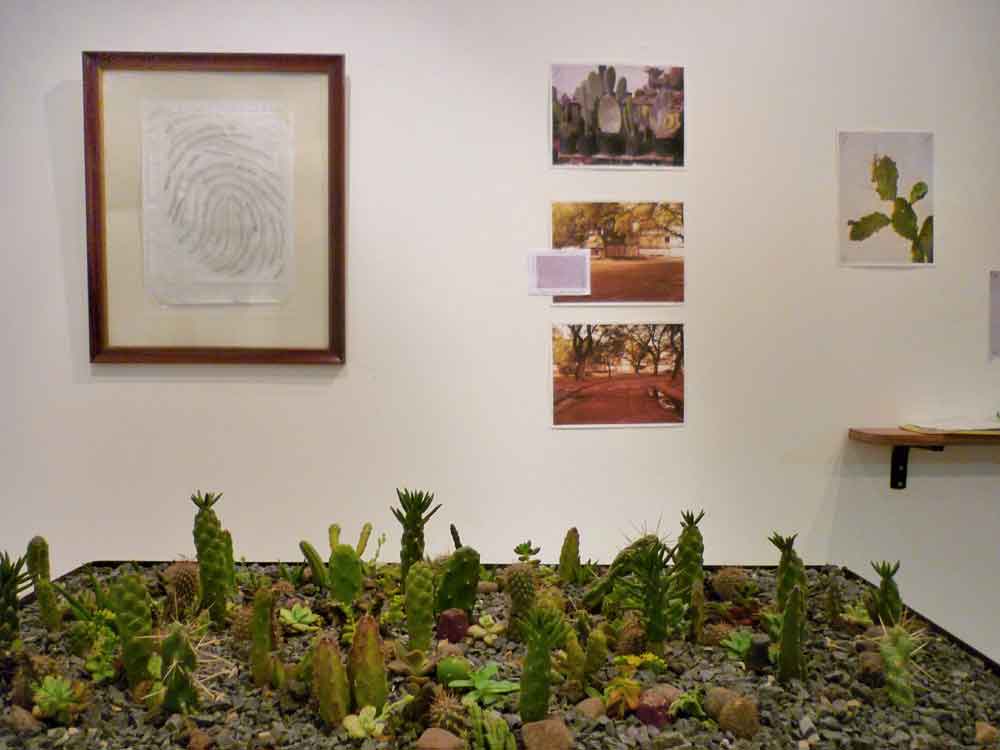 Huella, un laberinto de cactus, 2011-2015 Proyecto de Gabriela Vicente Irrazabal, Guido Leveratto y Natalia Jimena Pendás Sitio específico permanente, monumento vivo 400 m2 